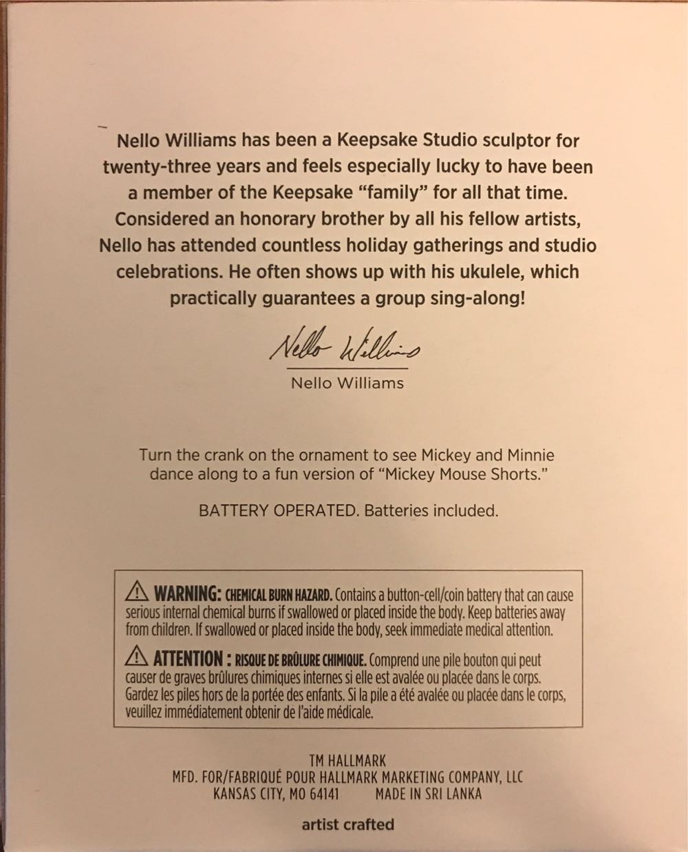 Let’s Dance! - Disney Mickey And Minnie (Disney) ornament collectible [Barcode 763795814206] - Main Image 2