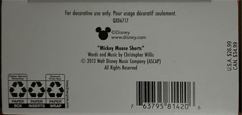 Let’s Dance! - Disney Mickey And Minnie (Disney) ornament collectible [Barcode 763795814206] - Main Image 4