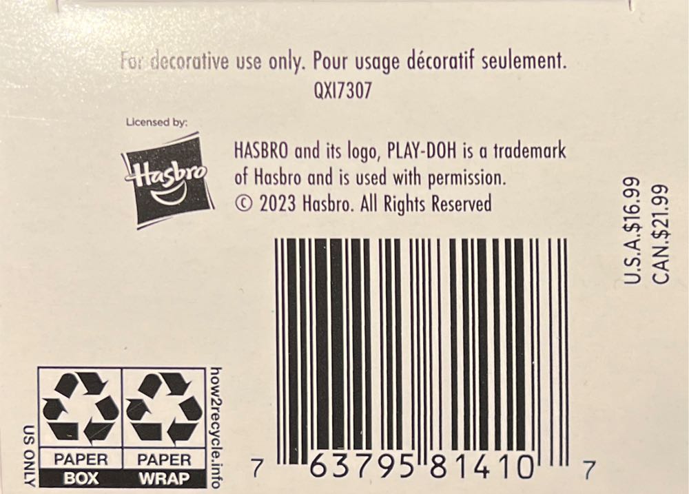 Play-Doh Snow Much Play-Doh Fun! (Hasbro) - Keepsake Series (Play-Doh) ornament collectible [Barcode 763795814107] - Main Image 4