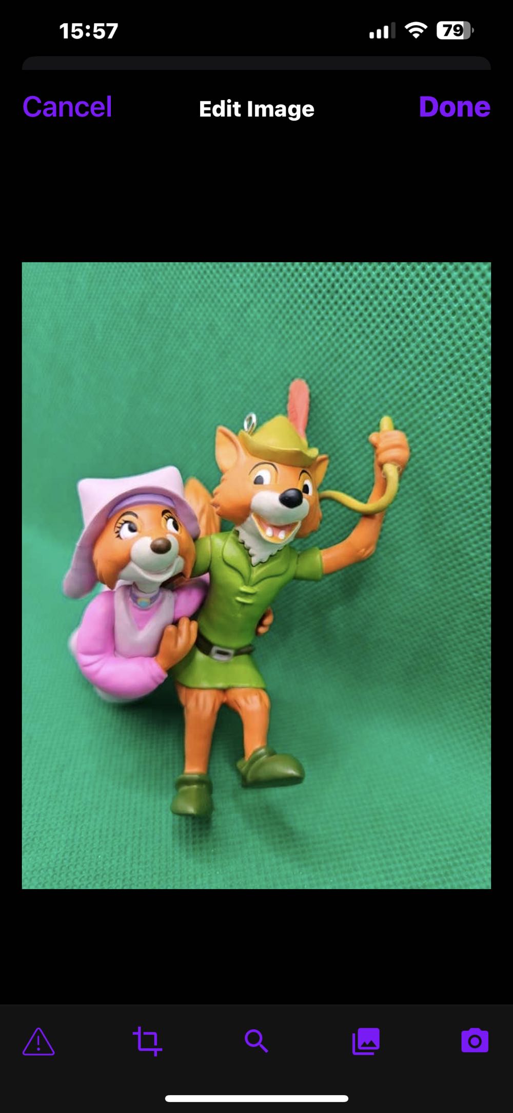 Robin Hood- A Romantic Rescue - Disney Robin Hood (Disney Robin Hood) ornament collectible [Barcode 763795797967] - Main Image 4