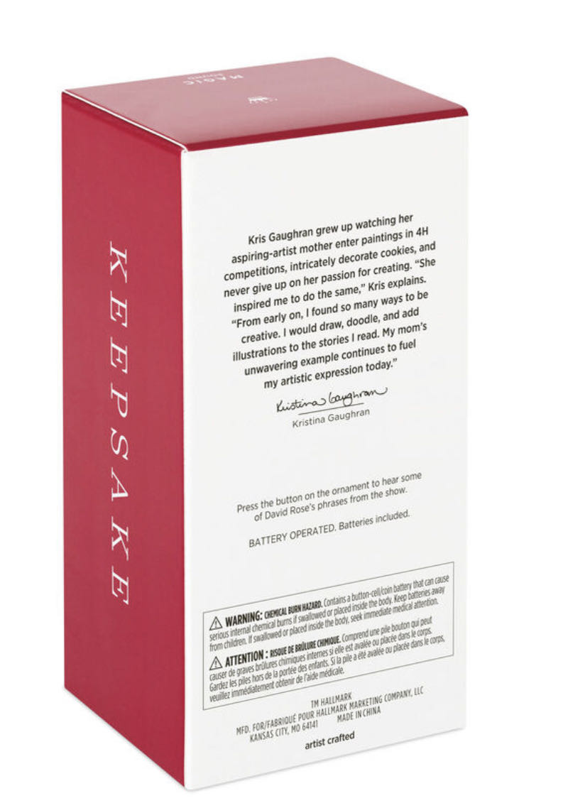 David Rose - Schitt’$ Creek (Television) ornament collectible [Barcode 763795772773] - Main Image 4