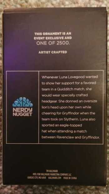 Luna Lovegood Cheers For Gryffindor - Harry Potter (Movies & Television) ornament collectible - Main Image 2