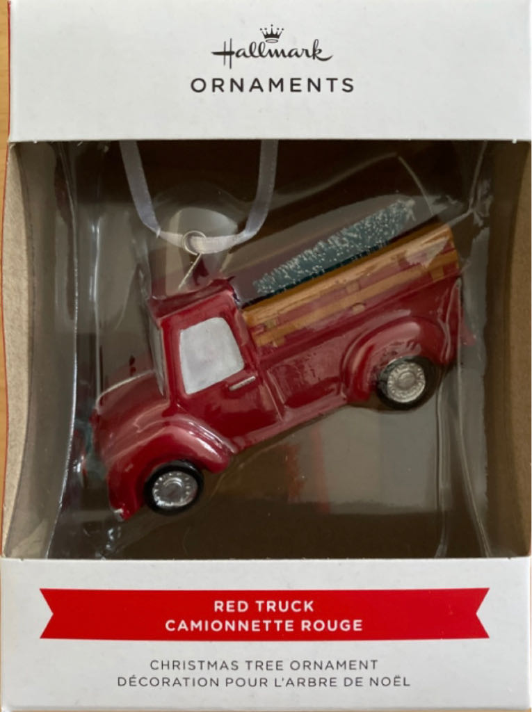 Red Truck  ornament collectible [Barcode 763795714391] - Main Image 2
