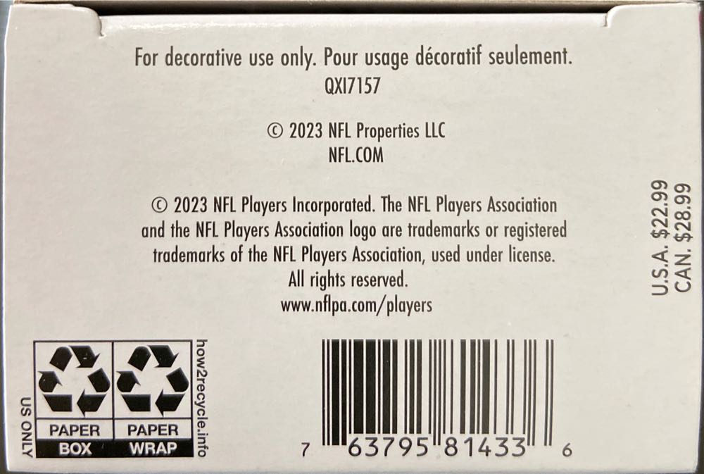 Najee Harris - Pittsburgh Steelers (Pittsburgh Steelers) ornament collectible [Barcode 763795814336] - Main Image 3