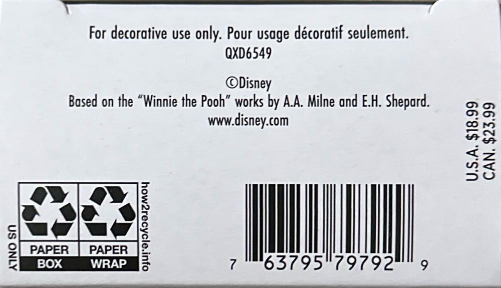 Trimming The Tree Together - Winnie the Pooh (Winnie the Pooh) ornament collectible [Barcode 763795797929] - Main Image 3