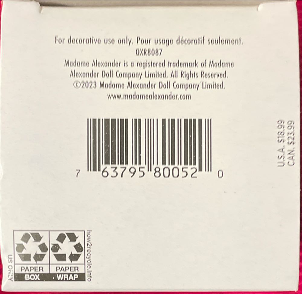 Madame Alexander Golden Holiday Celebration #28 - Madame Alexander (Collectible Series) ornament collectible [Barcode 763795800520] - Main Image 3