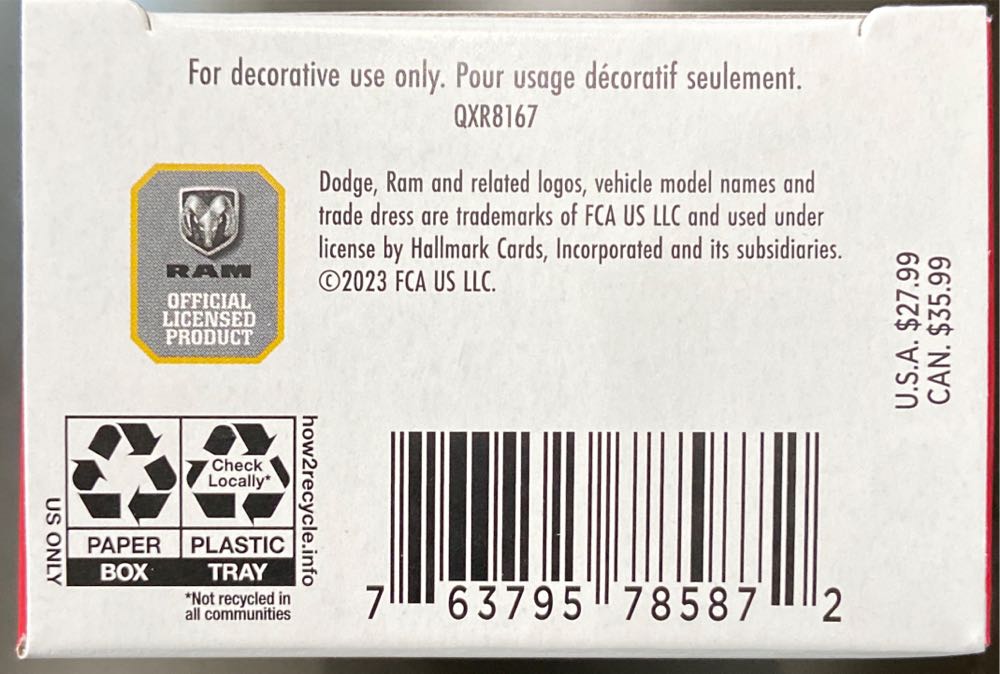 1956 Dodge Fire Engine - Fire Brigade (Fire Brigade Series) ornament collectible [Barcode 763795785872] - Main Image 3