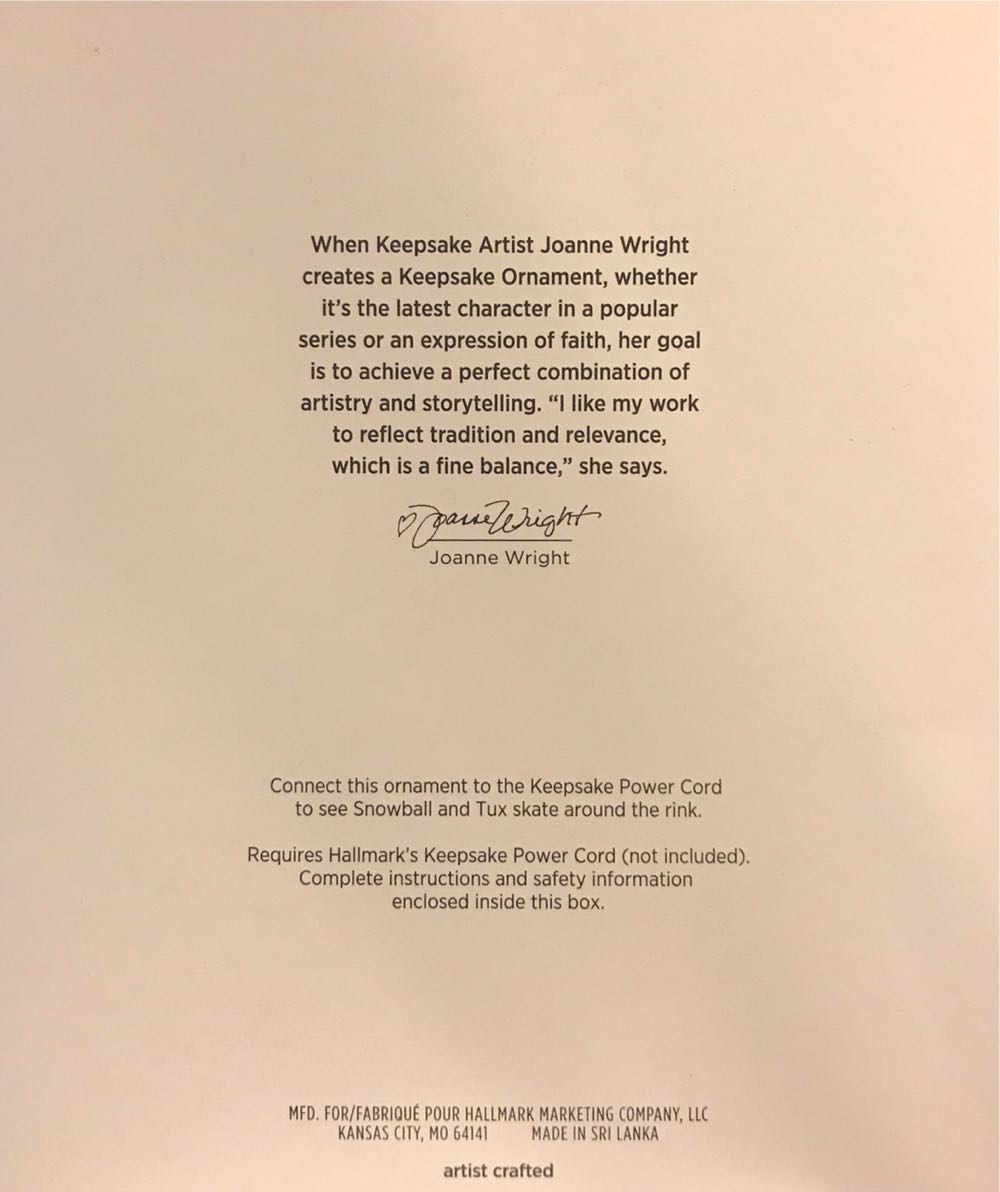 Snowball And Tuxedo, Skating 2023 Magic - Snowball And Tuxedo (Snowball And Tuxedo) ornament collectible [Barcode 763795814244] - Main Image 2