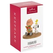 Sunday Morning Funnies - The Peanuts Gang (Peanuts) ornament collectible [Barcode 763795810901] - Main Image 2