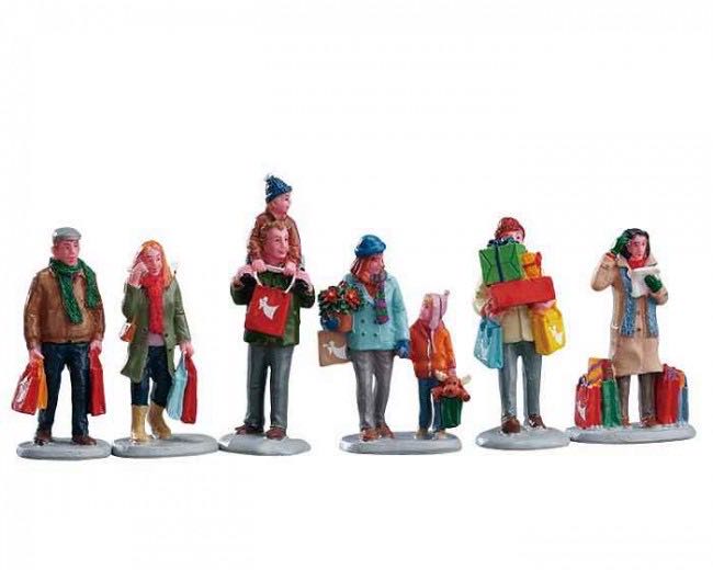 Lemax Holiday Shoppers - Figurines (Caddington Village) ornament collectible - Main Image 2