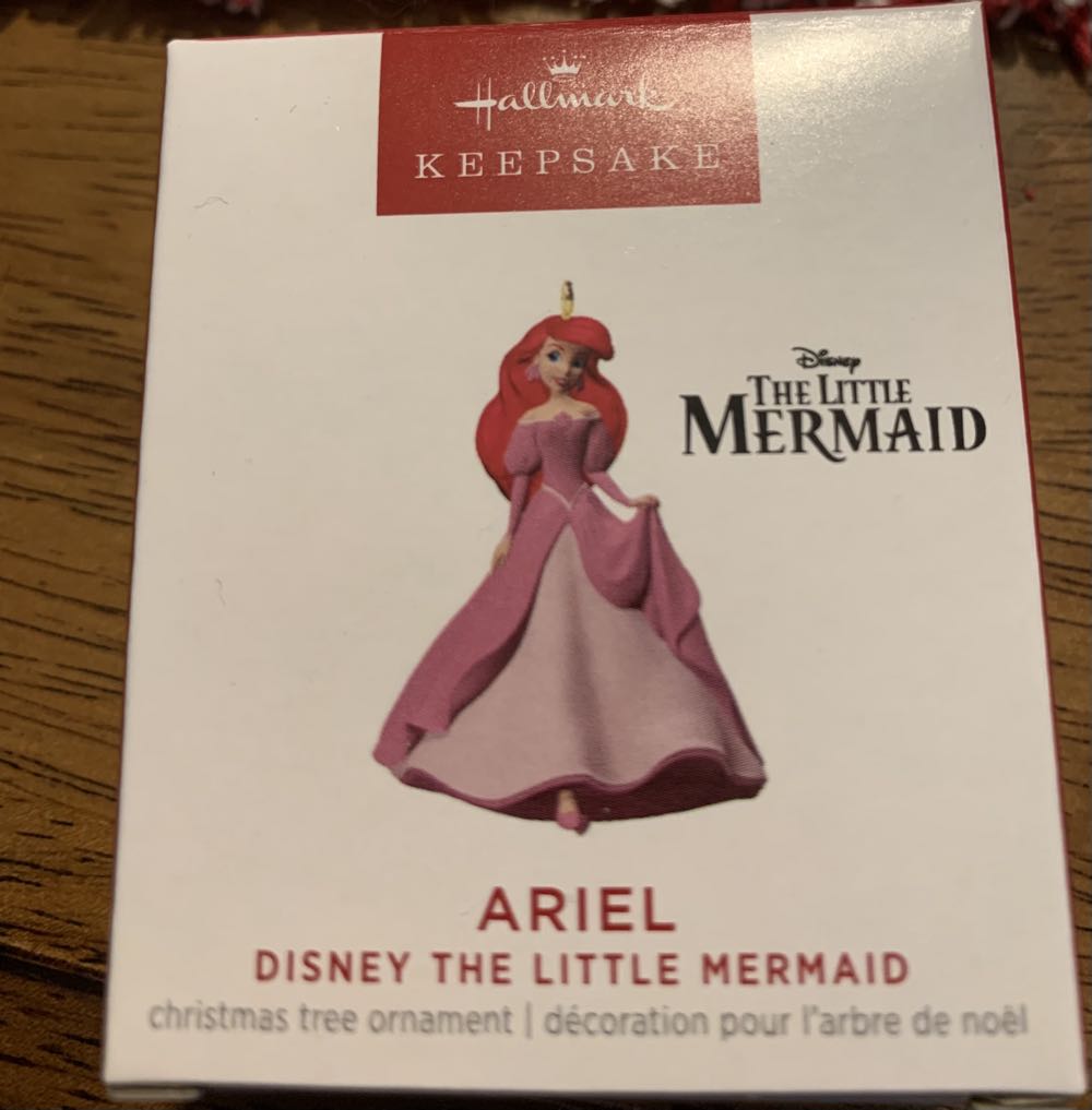 Ariel (signed) - Disney Princess Miniatue (Miniature) ornament collectible [Barcode 763795797875] - Main Image 3