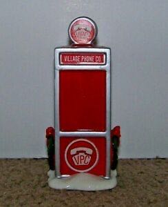 Village Phone Booth - The Original Snow Village (Department 56) ornament collectible - Main Image 2