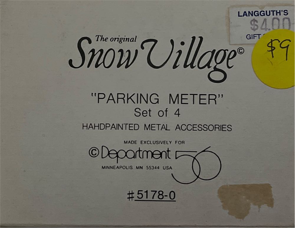 Parking Meters - Original Snow Village - Accessory (The Original Snow Village) ornament collectible - Main Image 3