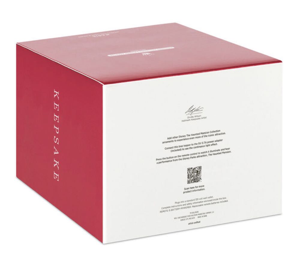 Haunted Mansion - Disney the Haunted Mansion Collection (Storytellers - Interactive Light & Sound) ornament collectible [Barcode 763795812752] - Main Image 4