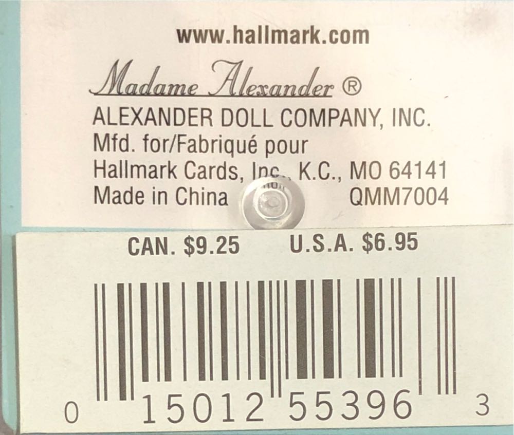 MMA Mop Top Wendy - 1996 - Miniature Madame Alexander (Madame Alexander) ornament collectible [Barcode 015012553963] - Main Image 3