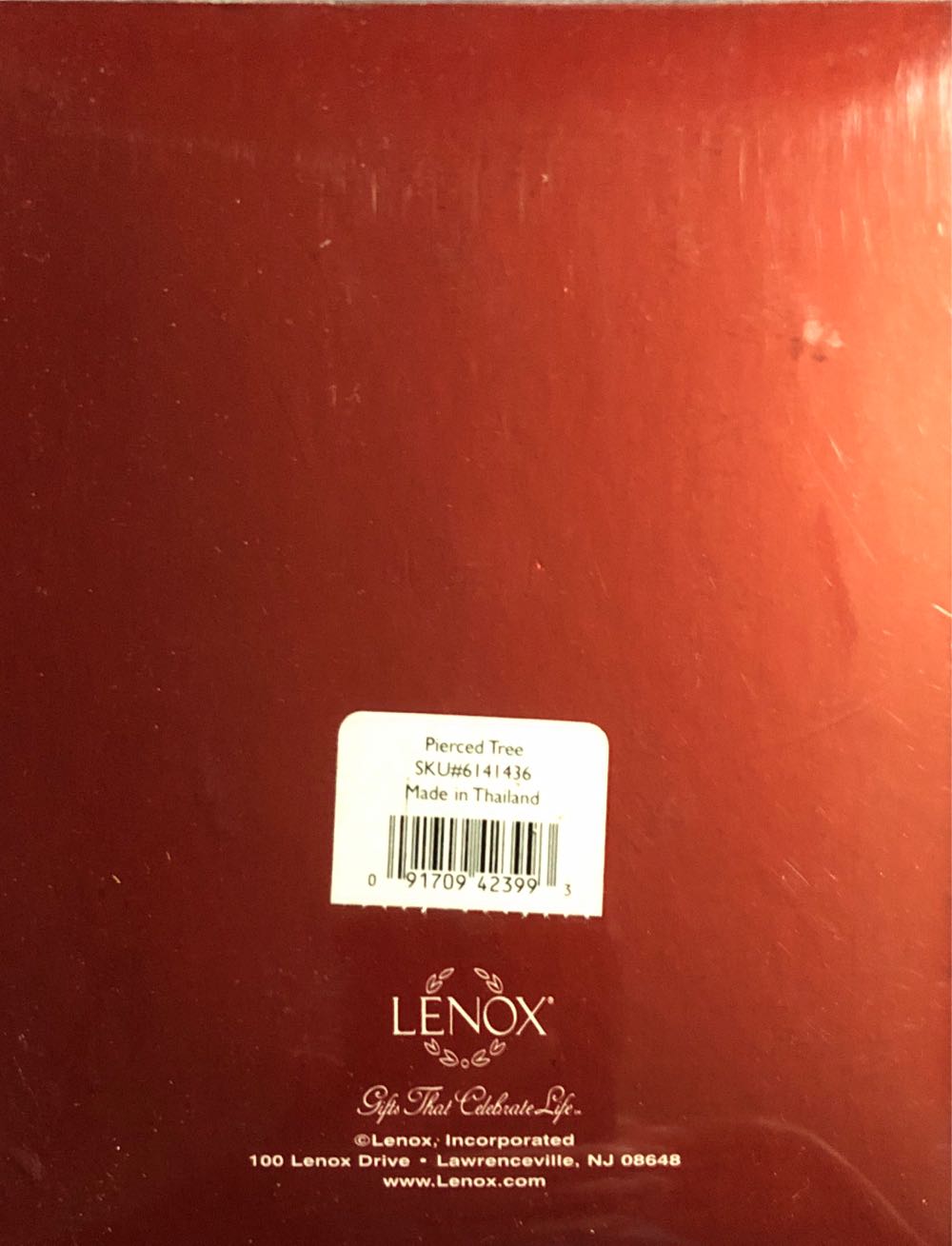 Lenox Pierced Tree Christmas Porcelain New 2 Hanging 1 4”  ornament collectible [Barcode 091709423993] - Main Image 3