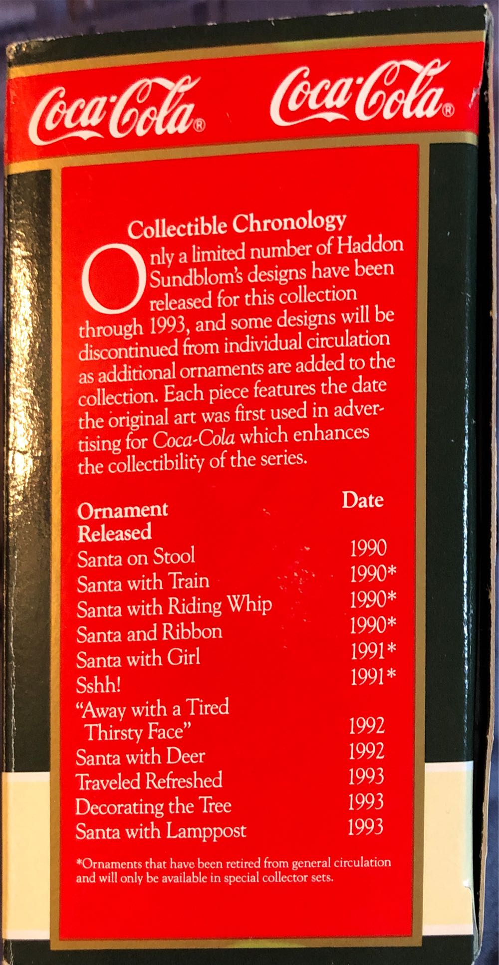 Coca-Cola Santa - Trim A Tree Collection (Coca Cola Santa) ornament collectible [Barcode 715429111014] - Main Image 3