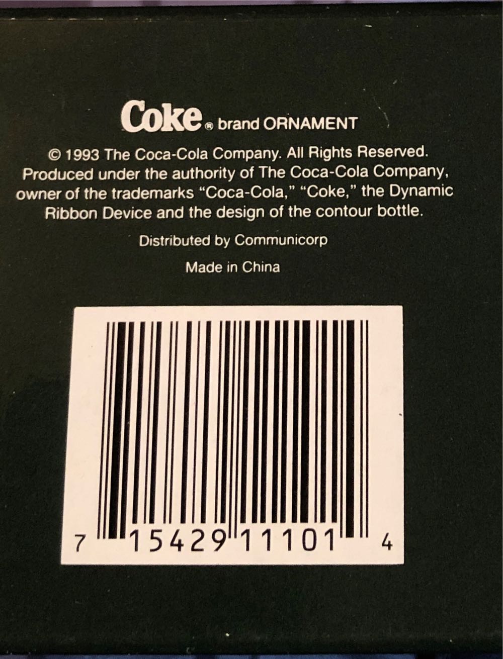 Coca-Cola Santa - Trim A Tree Collection (Coca Cola Santa) ornament collectible [Barcode 715429111014] - Main Image 4