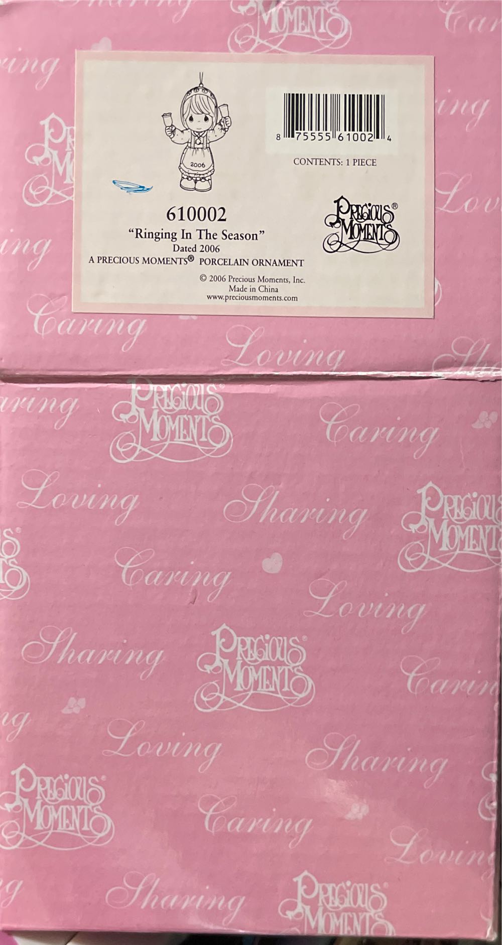 Ringing In The Season - Precious Moments Ornaments (Christmas) ornament collectible [Barcode 875555610024] - Main Image 3