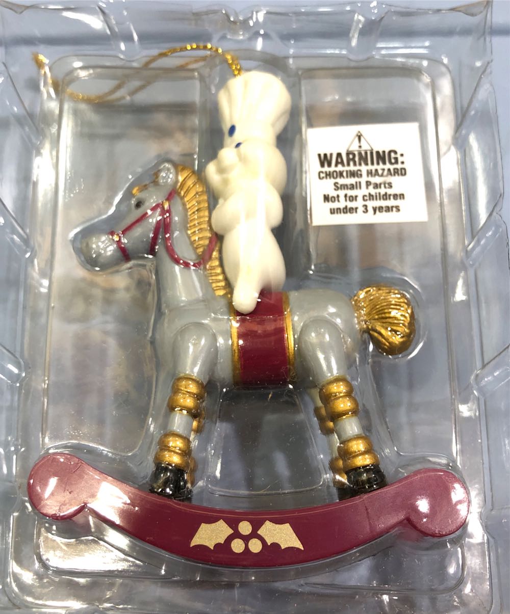 Pillsbury Doughboy Rocking Horse  ornament collectible - Main Image 1