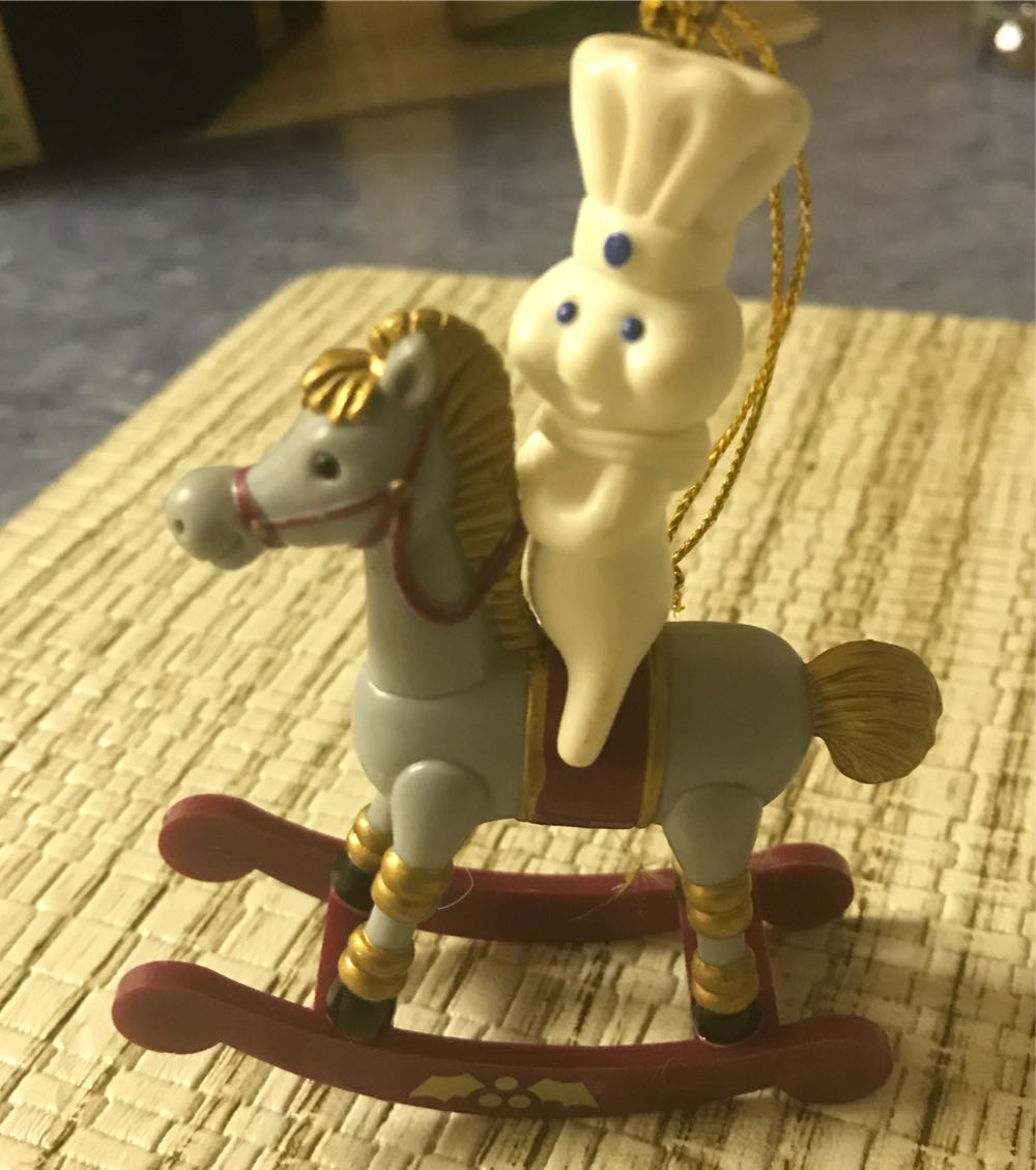 Pillsbury Doughboy Rocking Horse  ornament collectible - Main Image 2