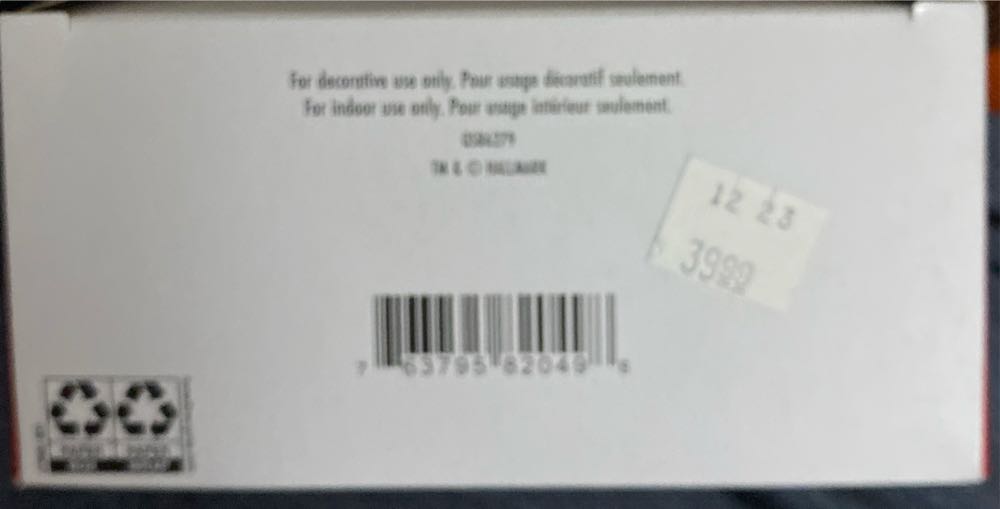 Gumdrop Snowman Light String Tree Lights  (Gumdrop, Snowman) ornament collectible [Barcode 763795820498] - Main Image 3