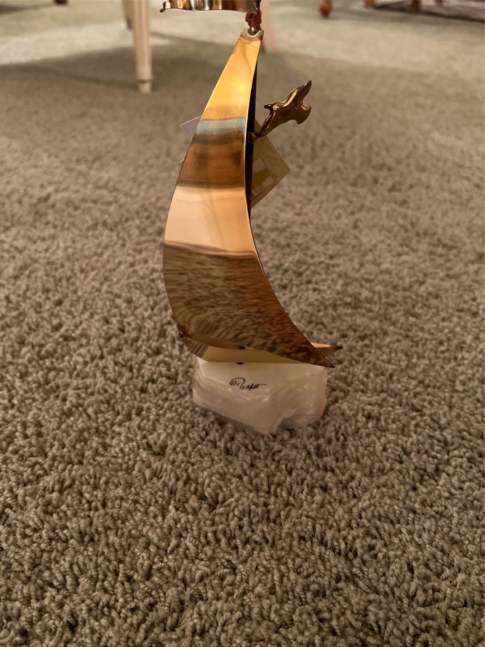 West Germany - D.B.G.M - Stripes & Swirls - Mica - Red, White, Silver