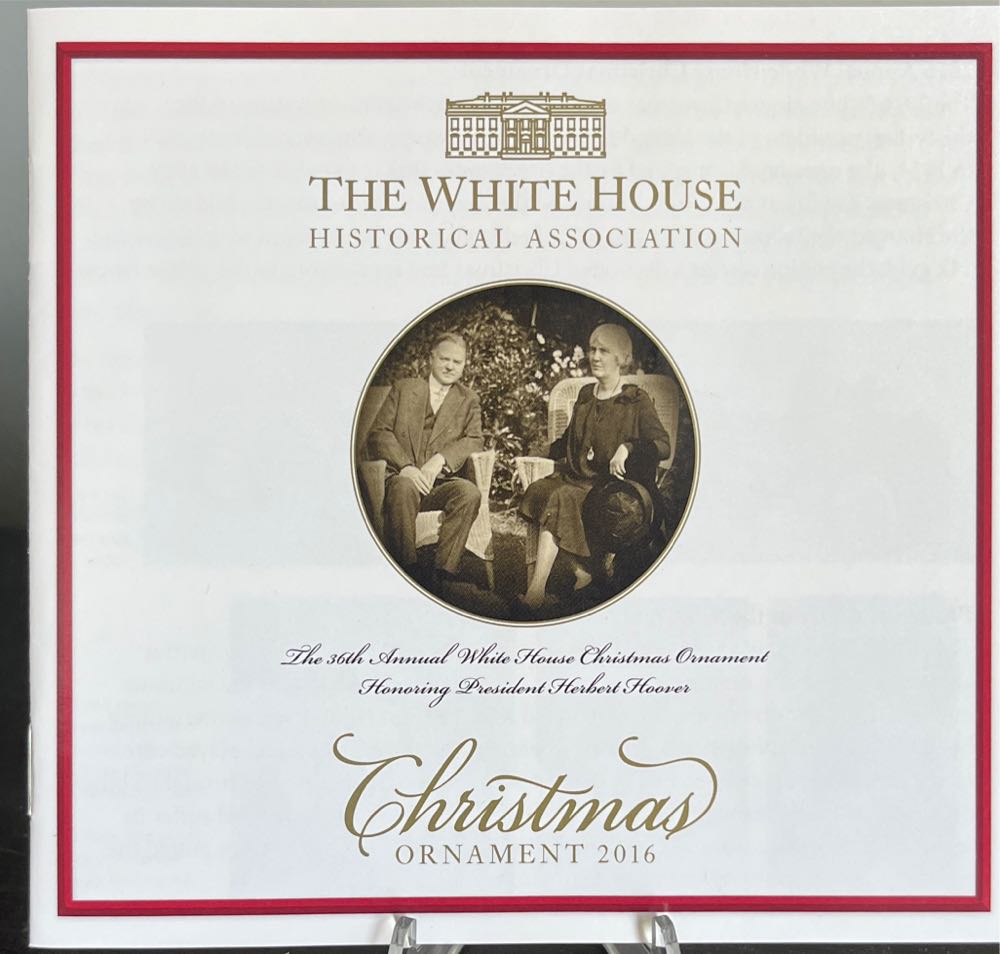 Herbert Hoover Fire Engine  (Historical) ornament collectible - Main Image 2