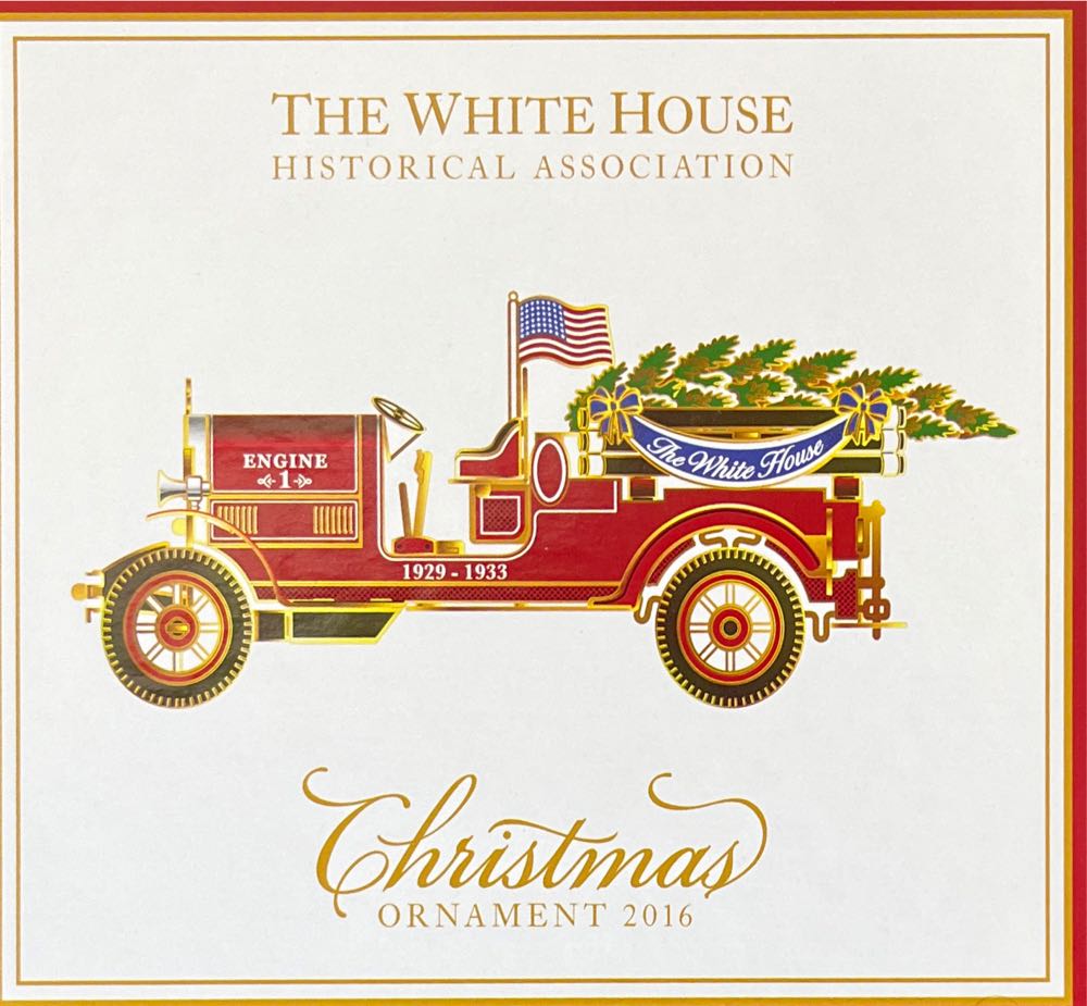 Herbert Hoover Fire Engine  (Historical) ornament collectible - Main Image 3