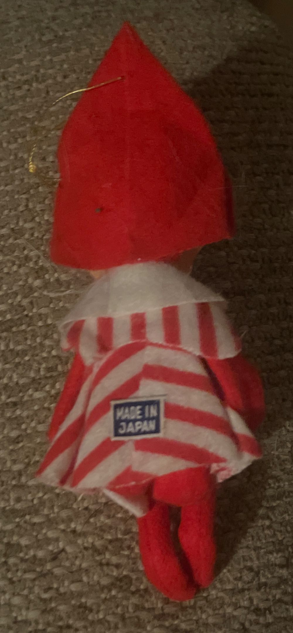 Knee-Hugger Elf - Glasses - Red & White Stripes - Elf (Knee Hugger) ornament collectible - Main Image 2