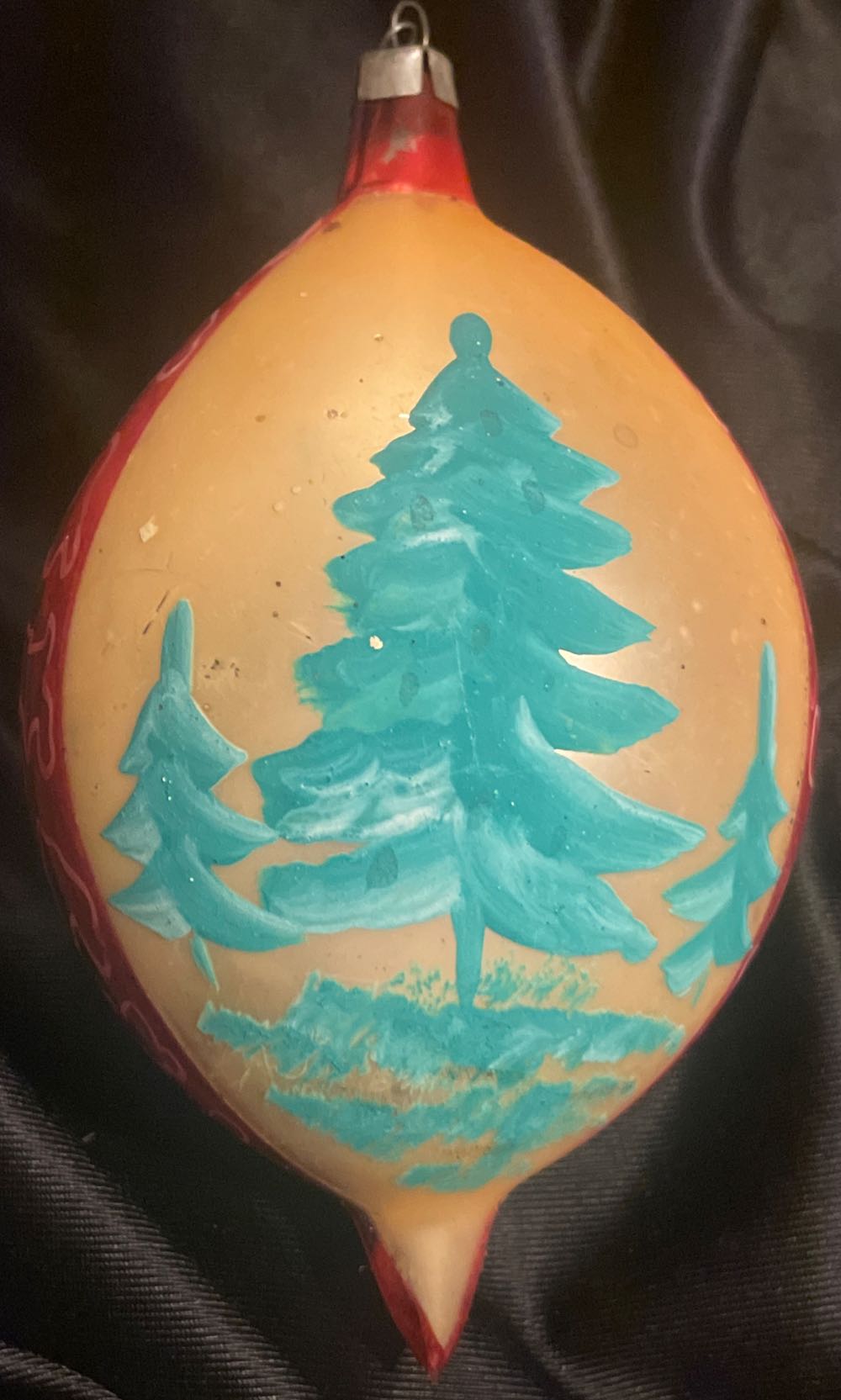 Poland - Teardrop - Belsnickle - Red, Green, Gold - Belsnickle (Teardrop) ornament collectible - Main Image 3