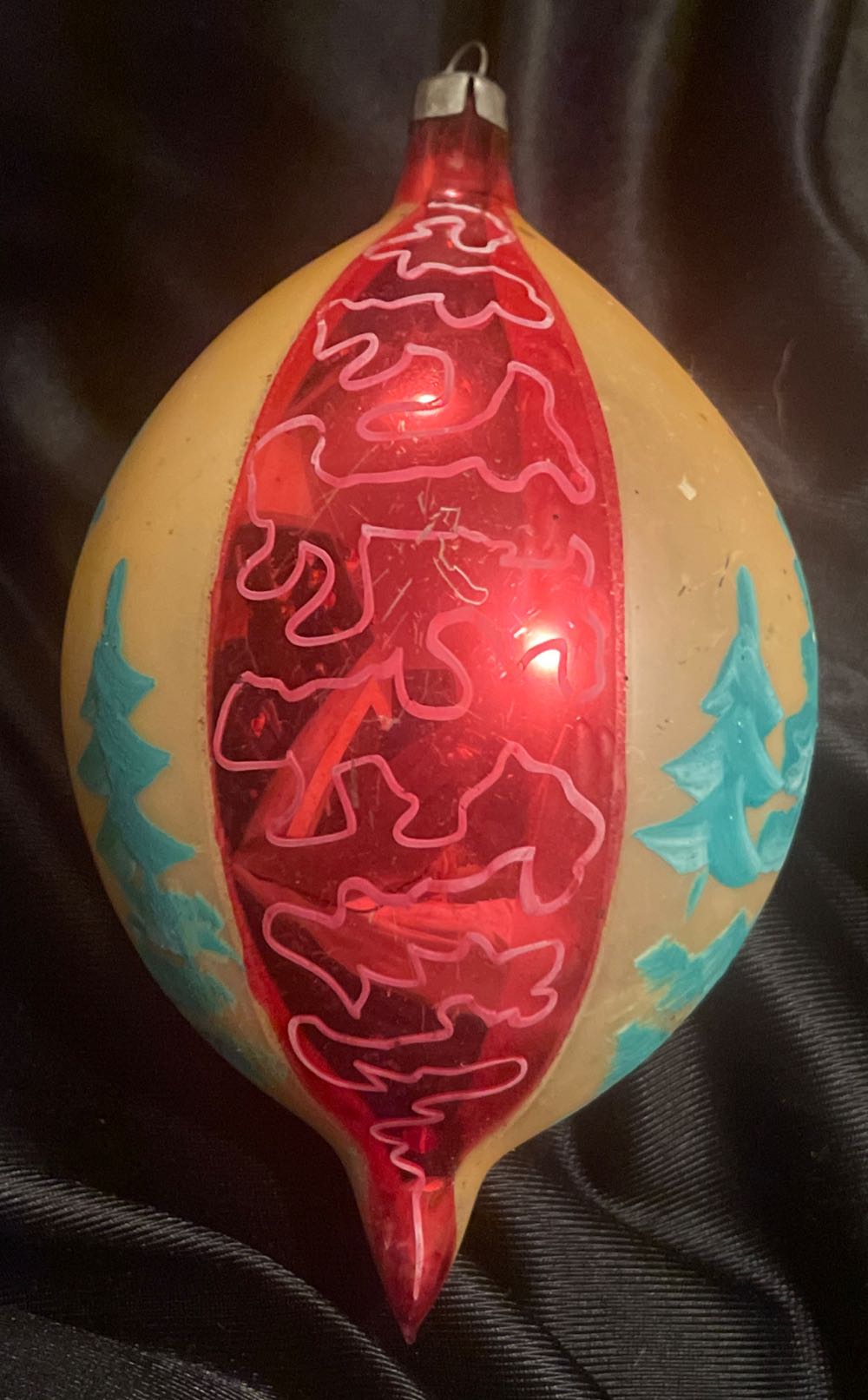 Poland - Teardrop - Belsnickle - Red, Green, Gold - Belsnickle (Teardrop) ornament collectible - Main Image 4