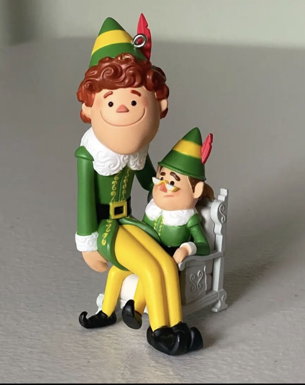 Papa Elf & Buddy the Elf  ornament collectible - Main Image 3
