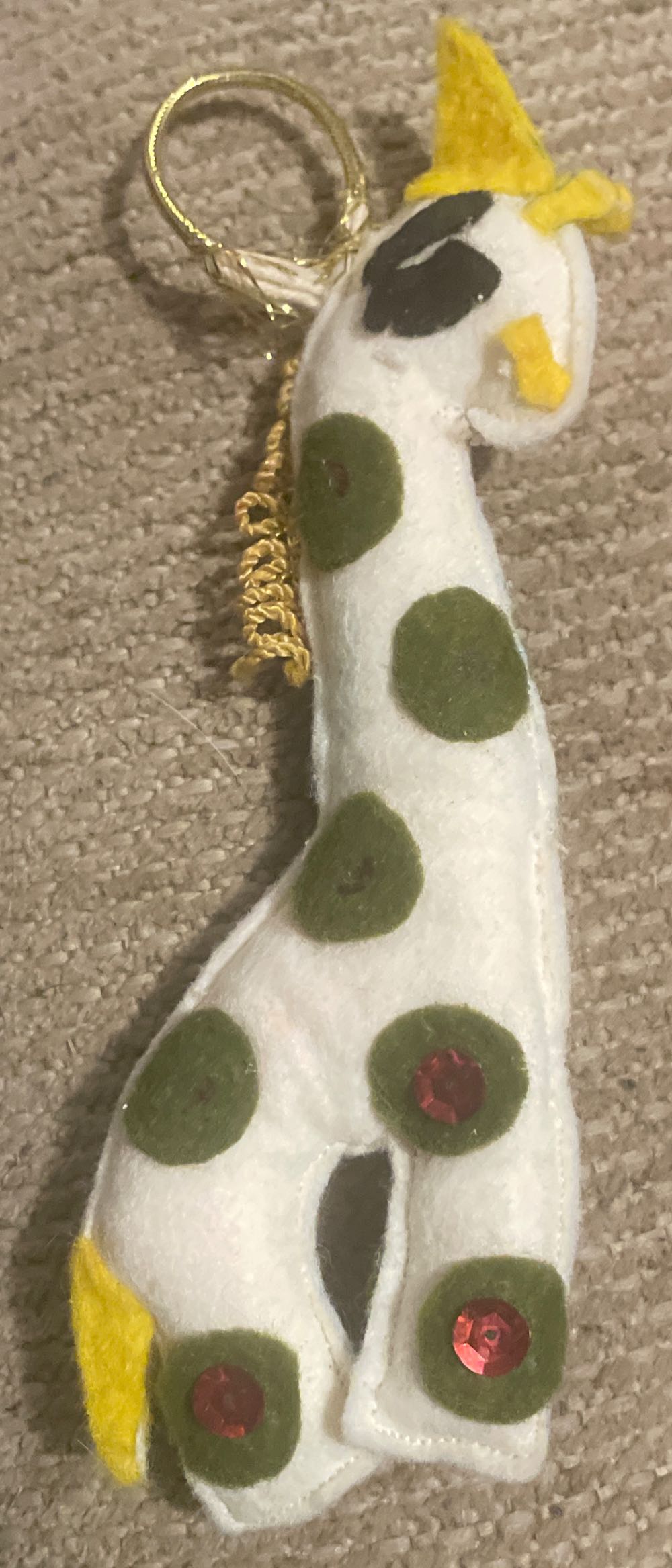 Felt - Giraffe - Giraffe (Felt) ornament collectible - Main Image 2