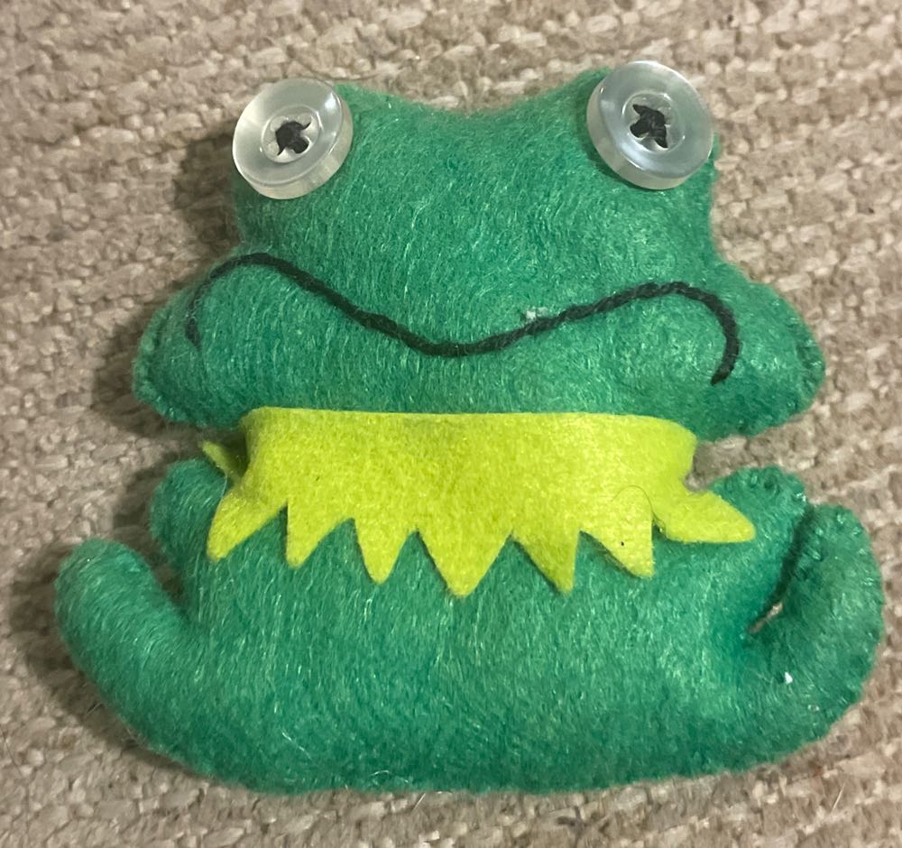 Felt - Frog - Frog (Felt) ornament collectible - Main Image 1