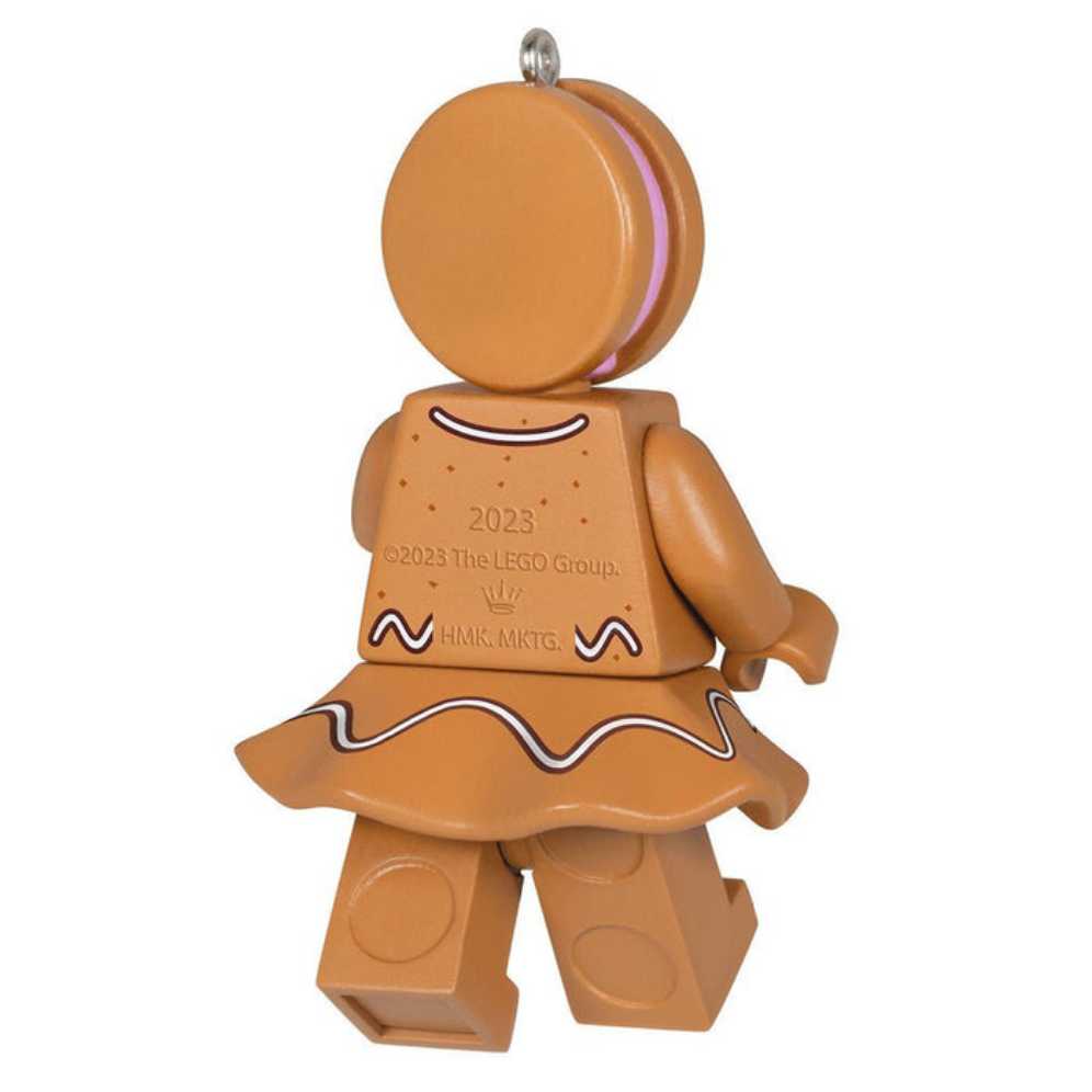 Gingerbread Woman - Lego (Gingerbread) ornament collectible [Barcode 763795816705] - Main Image 2