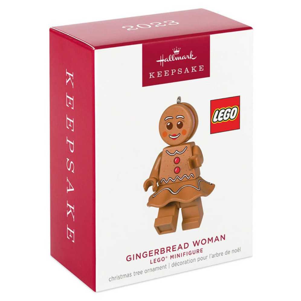 Gingerbread Woman - Lego (Gingerbread) ornament collectible [Barcode 763795816705] - Main Image 3