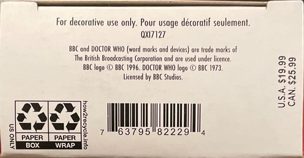 Doctor Who: The Eleventh Doctor - Doctor Who (Hallmark Keepsake) ornament collectible [Barcode 763795822294] - Main Image 3