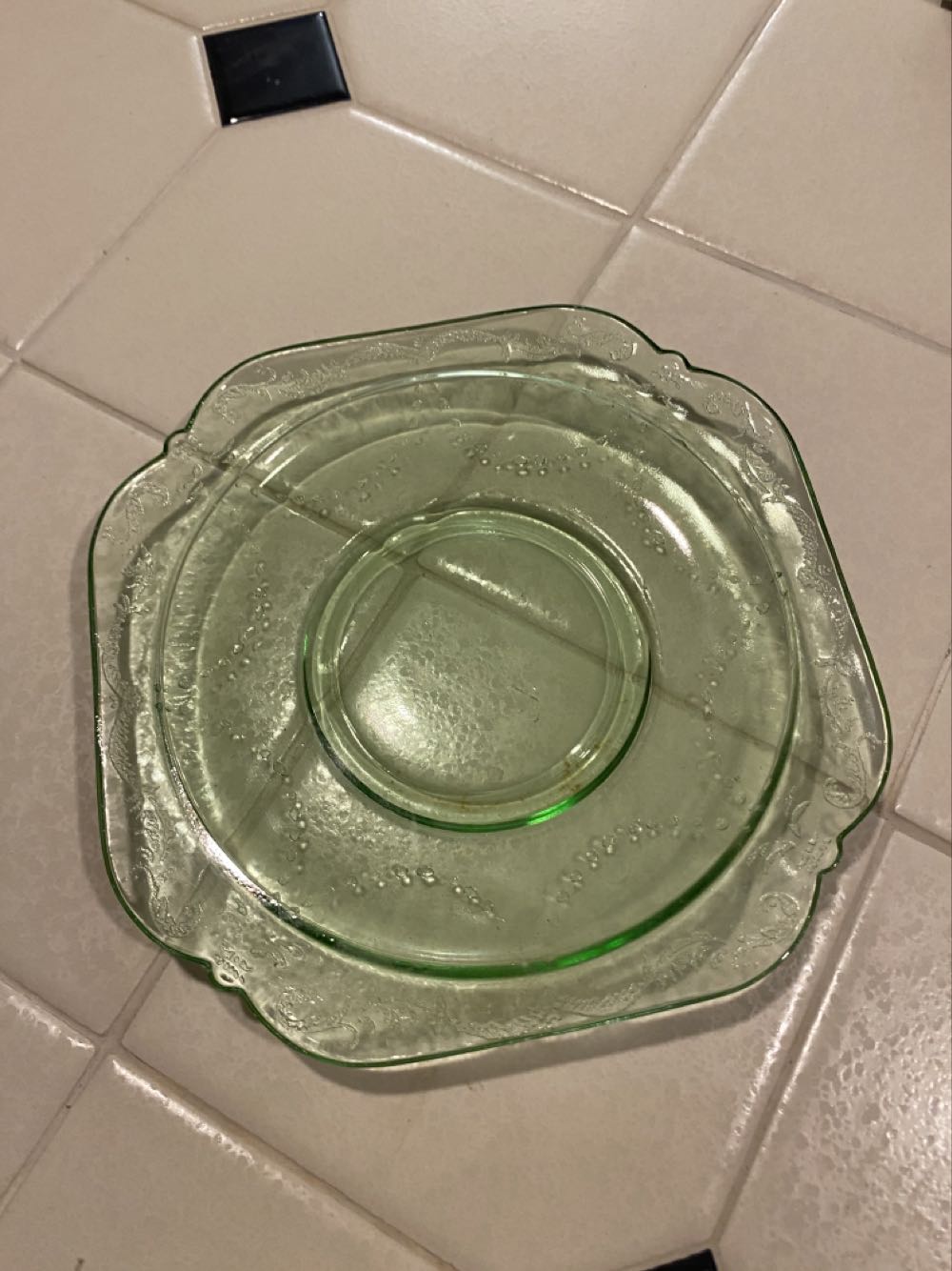 Federal Glass Company Madrid Pattern Dessert Plate  ornament collectible - Main Image 4