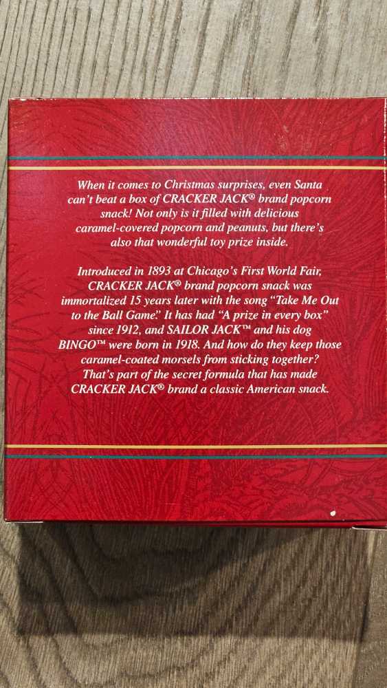 A Cracker Jack Christmas - Television (Television Commercials) ornament collectible [Barcode 018100616113] - Main Image 2