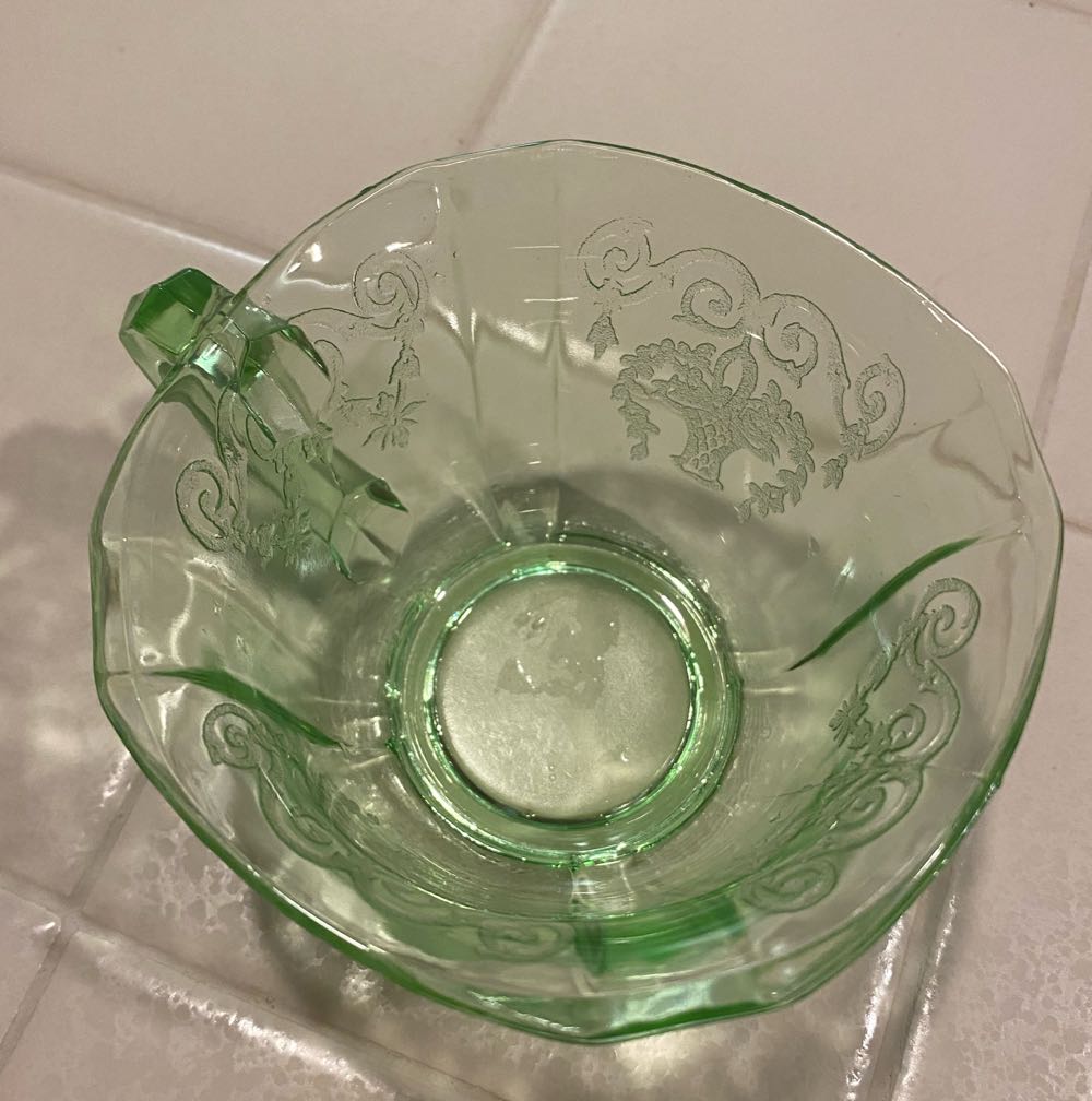 Indiana Glass Lorain Basket Pattern Cup With Handle  ornament collectible - Main Image 4