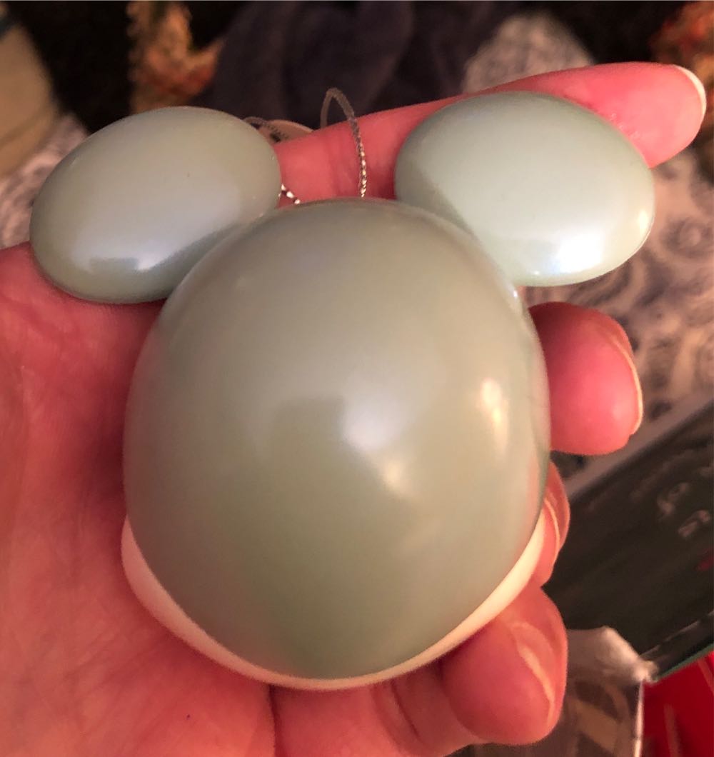 Medium Blue Mickey Head - Disney 100 ornament collectible [Barcode 763795832101] - Main Image 2