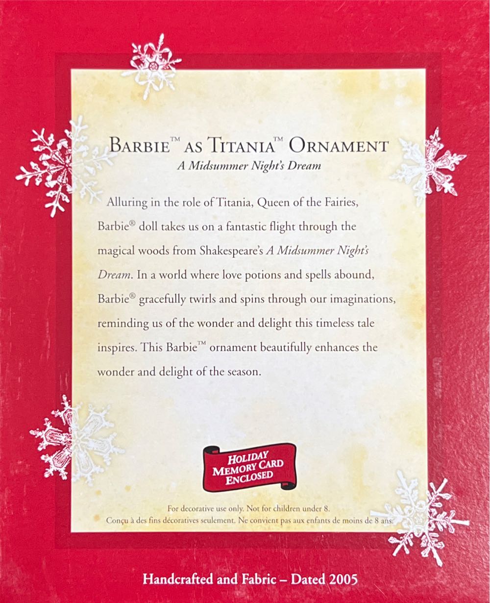 Barbie Titania - Barbie (Movies) ornament collectible - Main Image 2