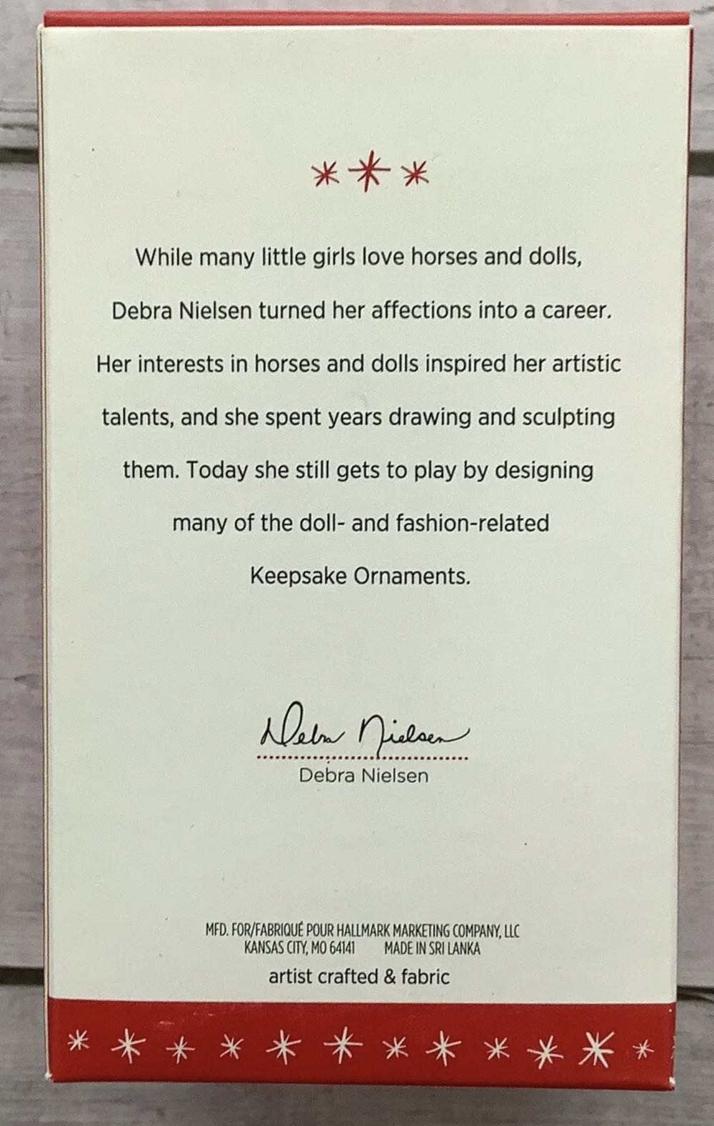 The Joy Of Giving  ornament collectible - Main Image 2