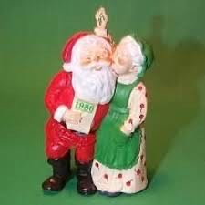 Merry Mistletoe Time (First In Series) - Mr. And Mrs. Claus ornament collectible - Main Image 2