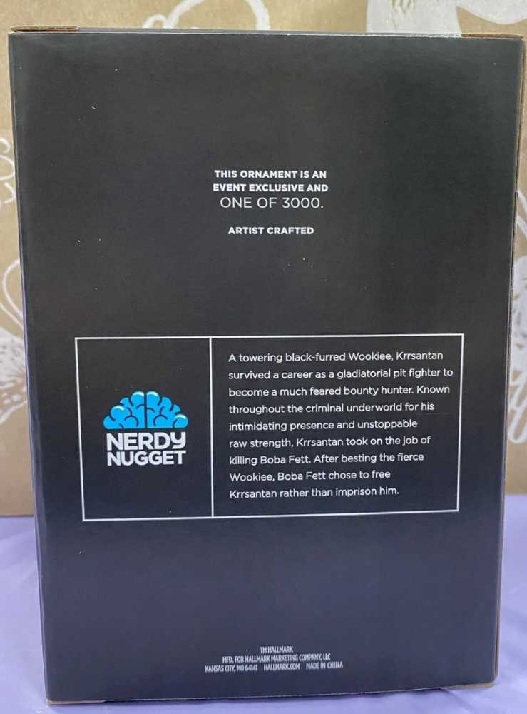 Krrsantan- Dark Wookie - Star Wars: Boba Fett (Comic Con Exclusive) ornament collectible [Barcode 763795821129] - Main Image 3