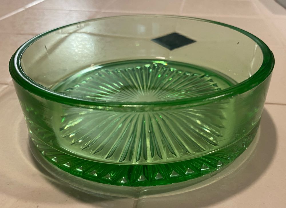 Hazel Atlas Modernstone Pattern Bowl  ornament collectible - Main Image 4