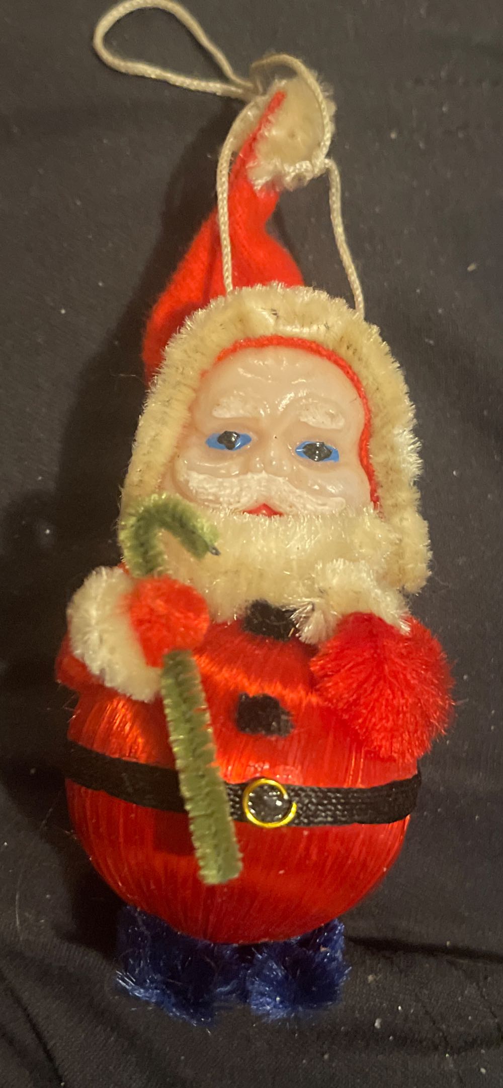 Santa - Chenille and Satin Sheen Ornament  - Santa (Satin Sheen) ornament collectible - Main Image 1