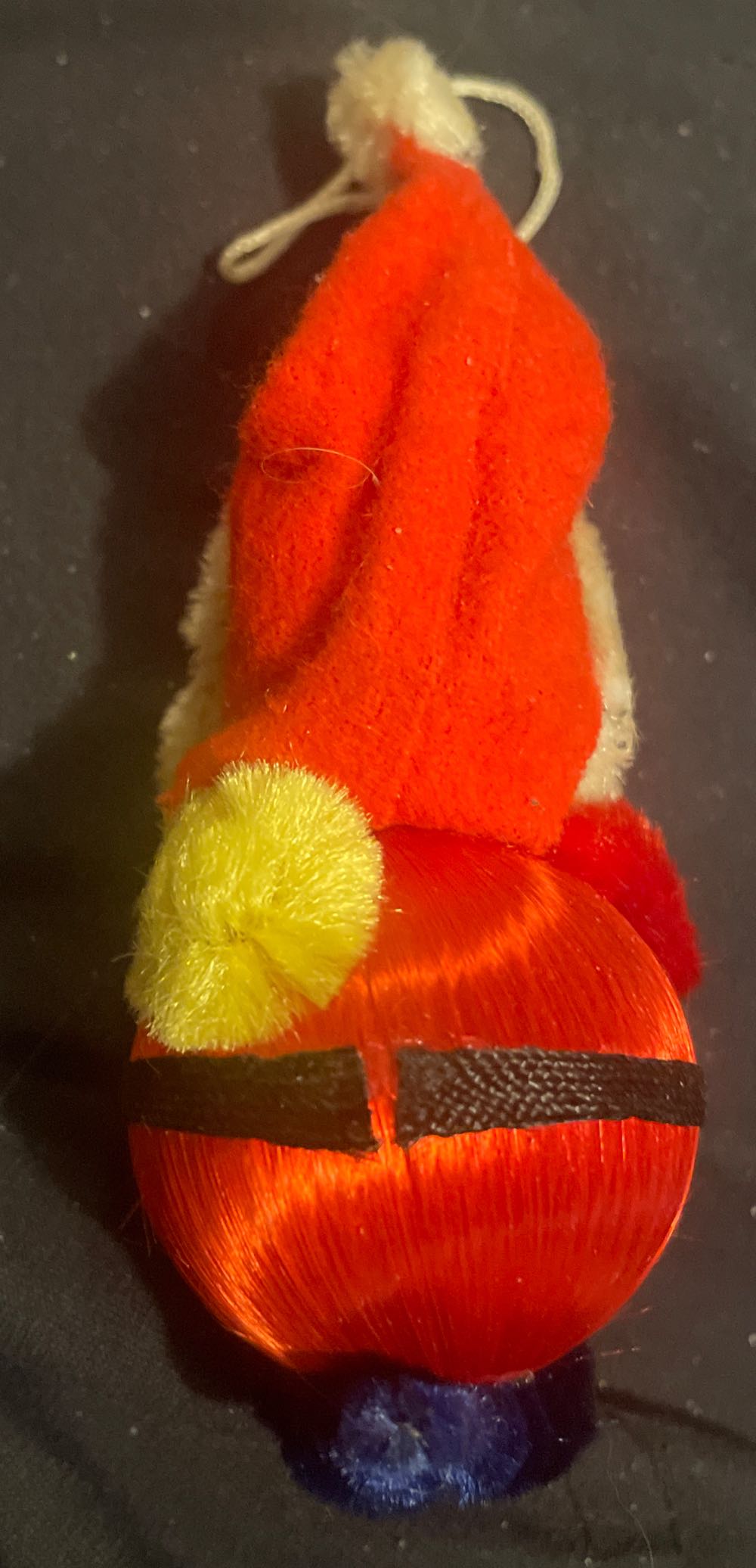 Santa - Chenille and Satin Sheen Ornament  - Santa (Satin Sheen) ornament collectible - Main Image 2