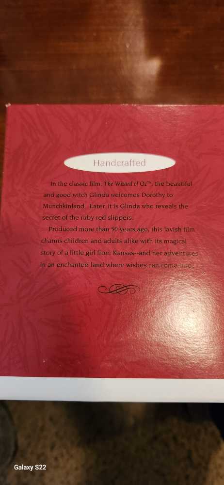 Wizard Of Oz Glinda, Witch Of The North - Wizard Of Oz (Wizard of Oz) ornament collectible [Barcode 015012279382] - Main Image 4